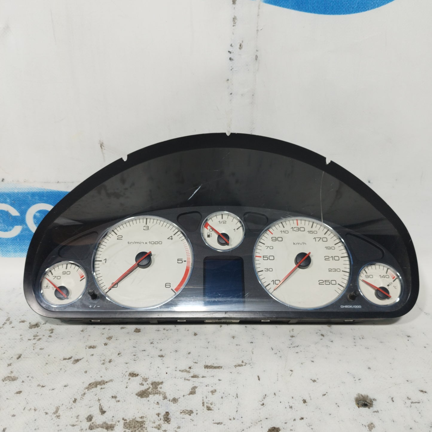 Peugeot 407 2.0 HDI 2004 Instrumententafelcode: 9658138580 ecoAC10417