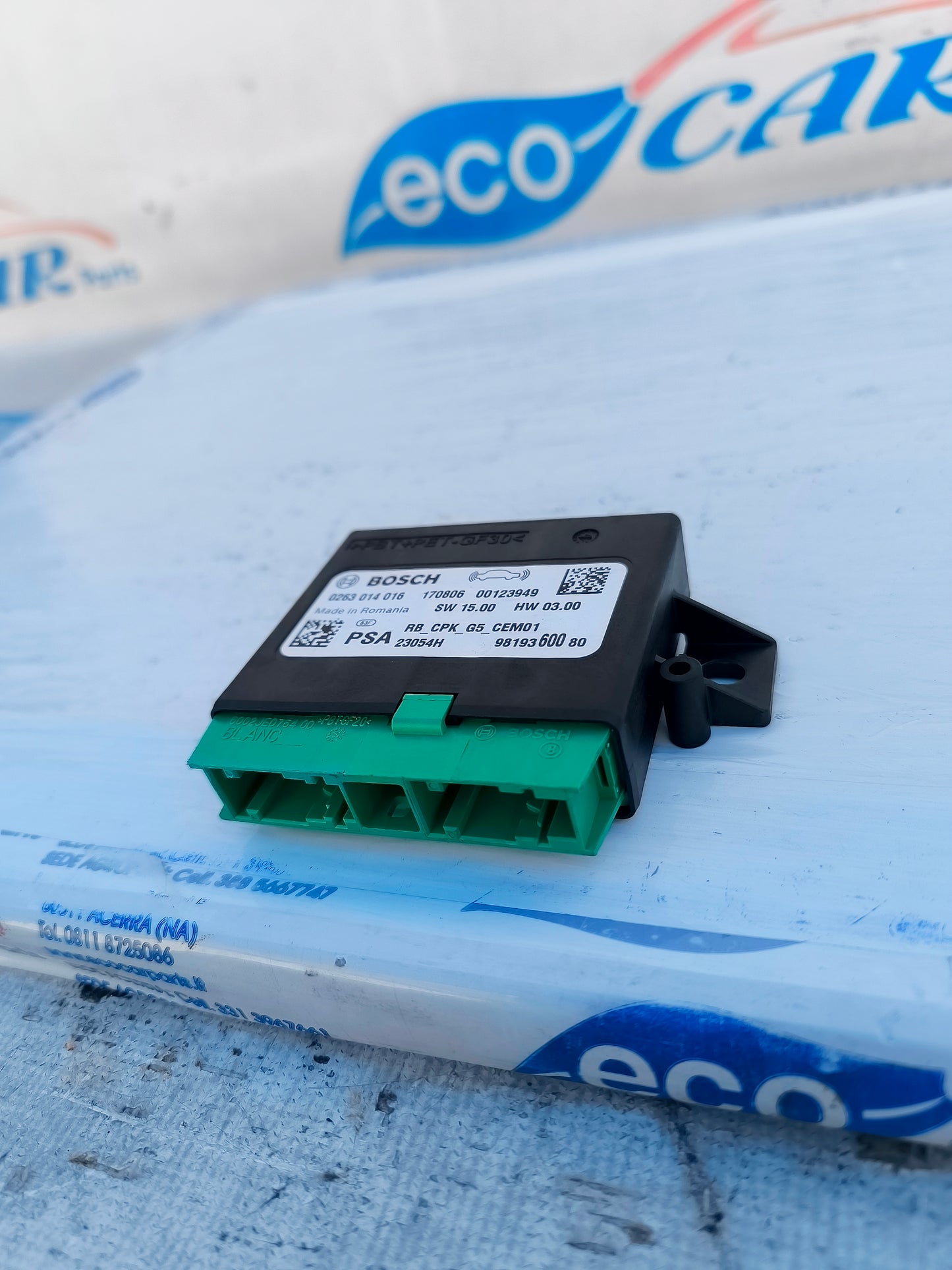 Parking sensor control unit Peugeot 508 2015 Cod. 0263014016 ecoAG6340