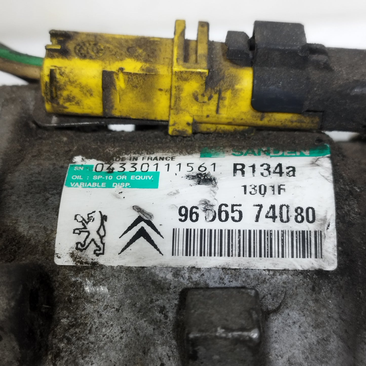 Compressore a / c Peugeot 407 / Citroen C5 2.0 D 2007-2012 cod: 9656574080 ecoAC15562