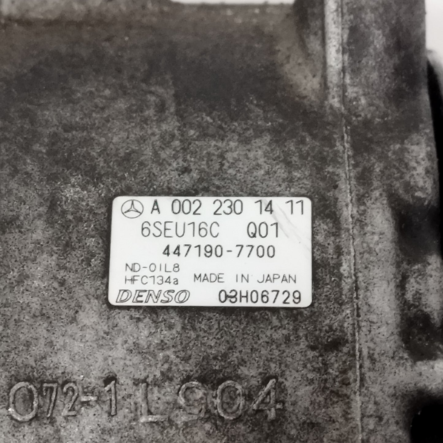 Compressore a / c Mercedes Classe A W169 / Classe B 2.0 D 2005-2011 cod: A0022301411 ecoAC16183