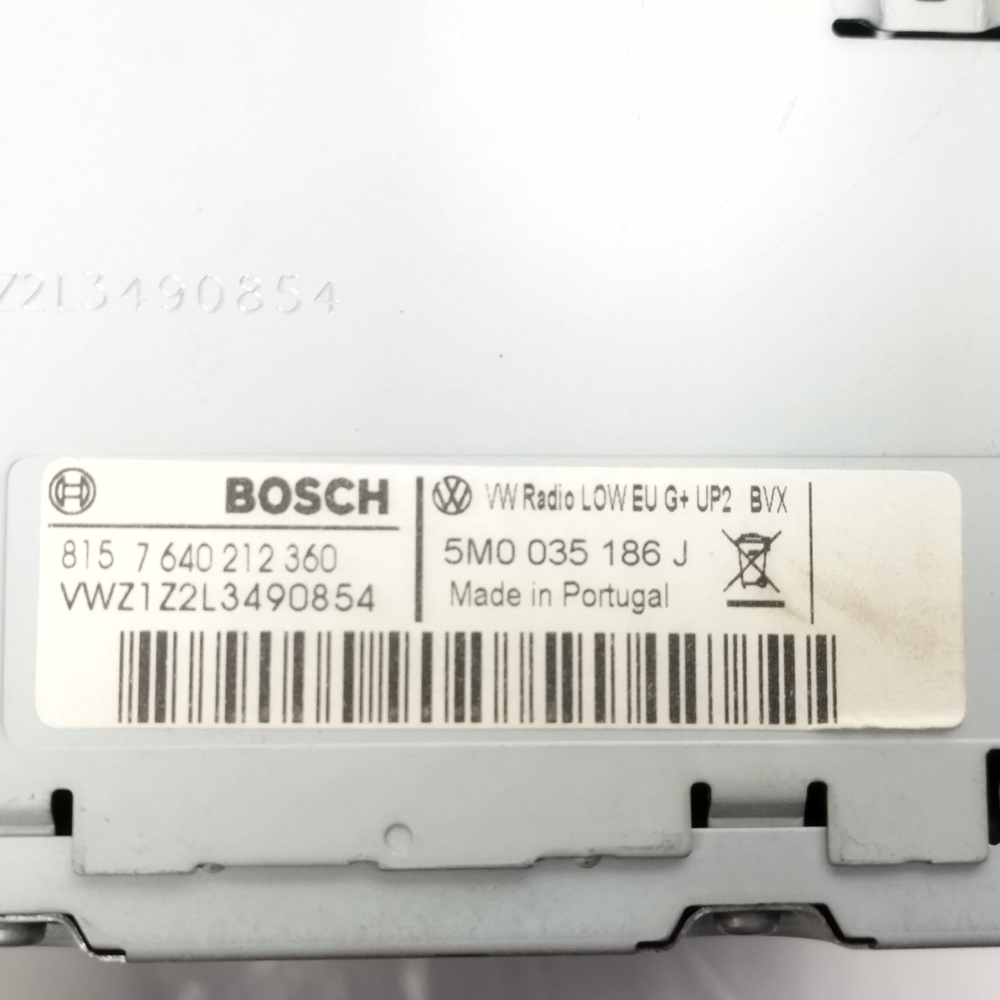 Volkswagen Polo 2011 car radio Cod: 5m0035186j ecoAC12193