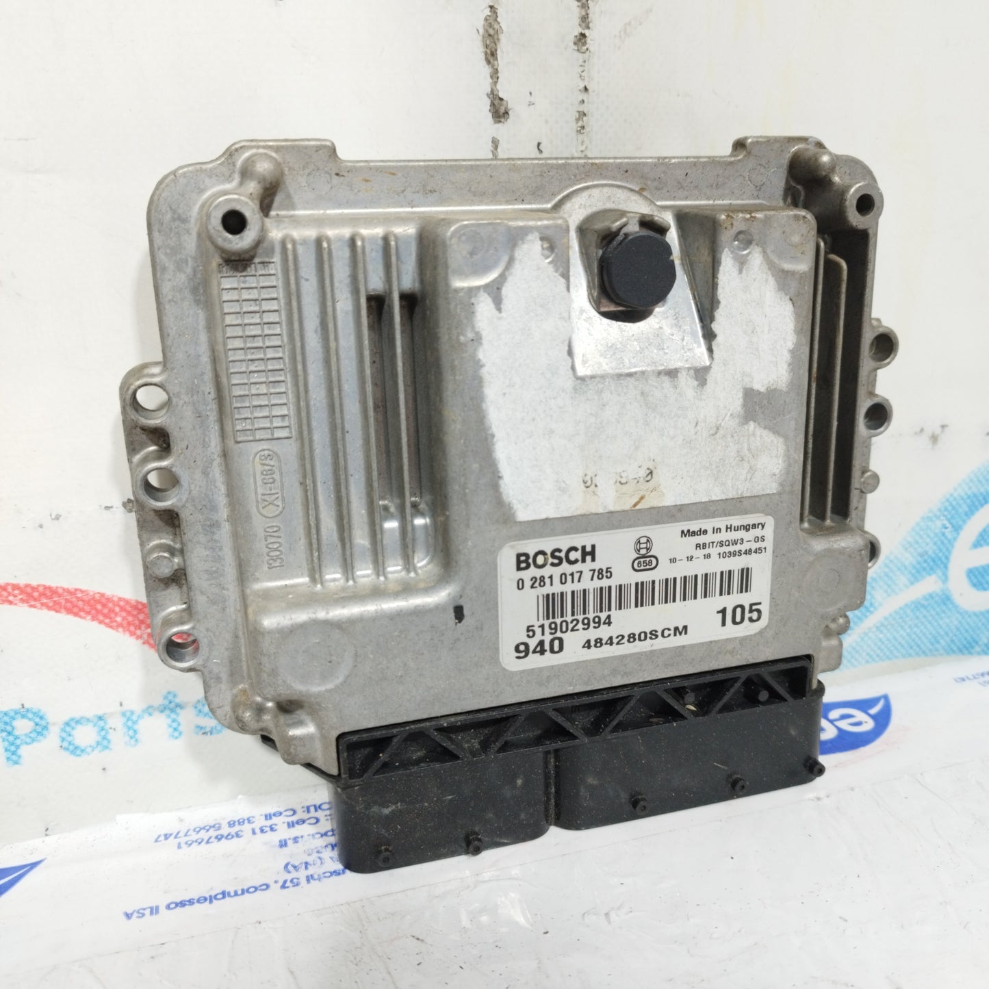 Engine control unit Alfa Romeo Giulietta 1.6 JTDM 2014 Code: 0281017785 ecoAC10687