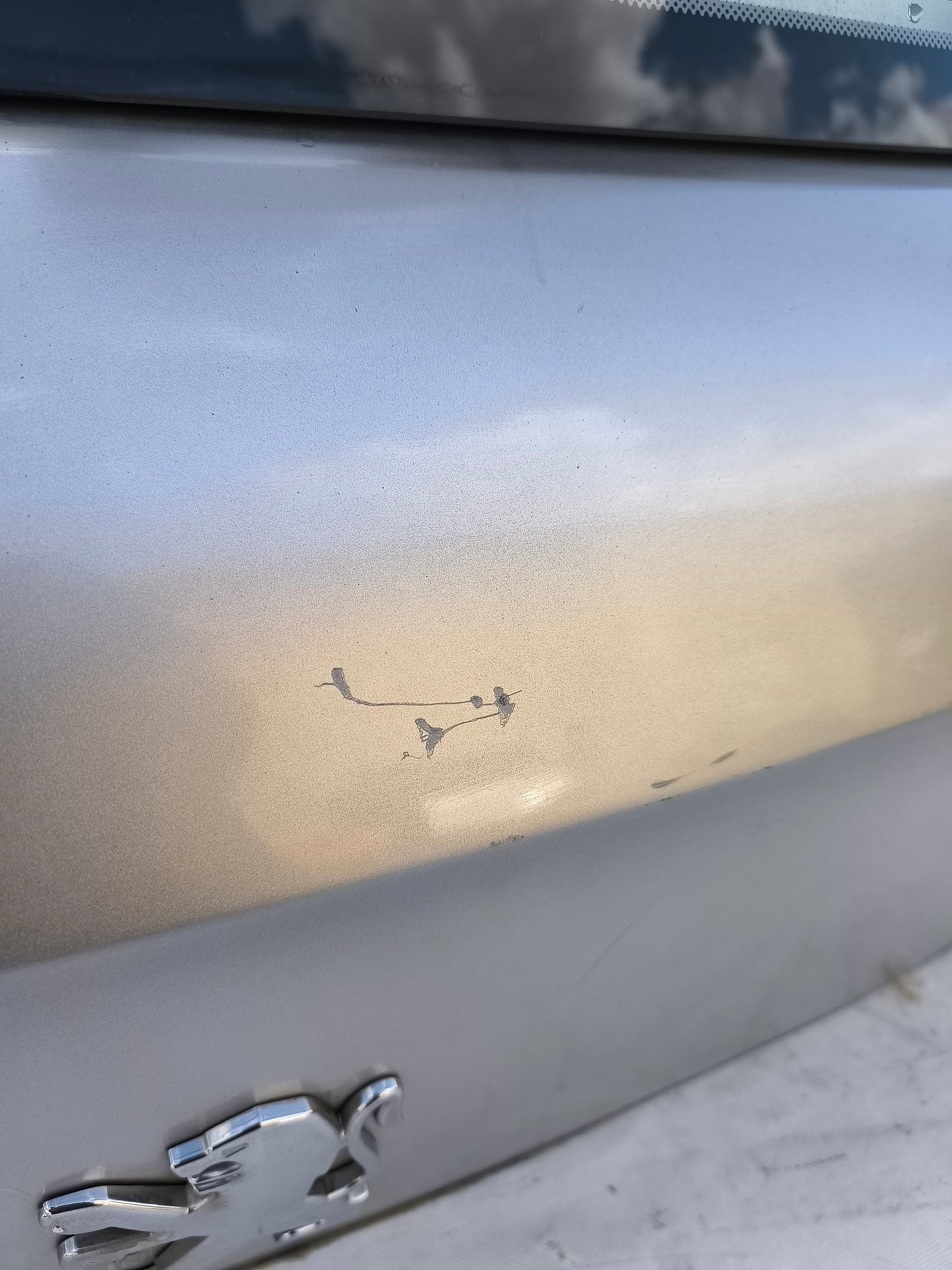 Portellone posteriore grigio argento Peugeot 308 anno 2007 ecoAG7314