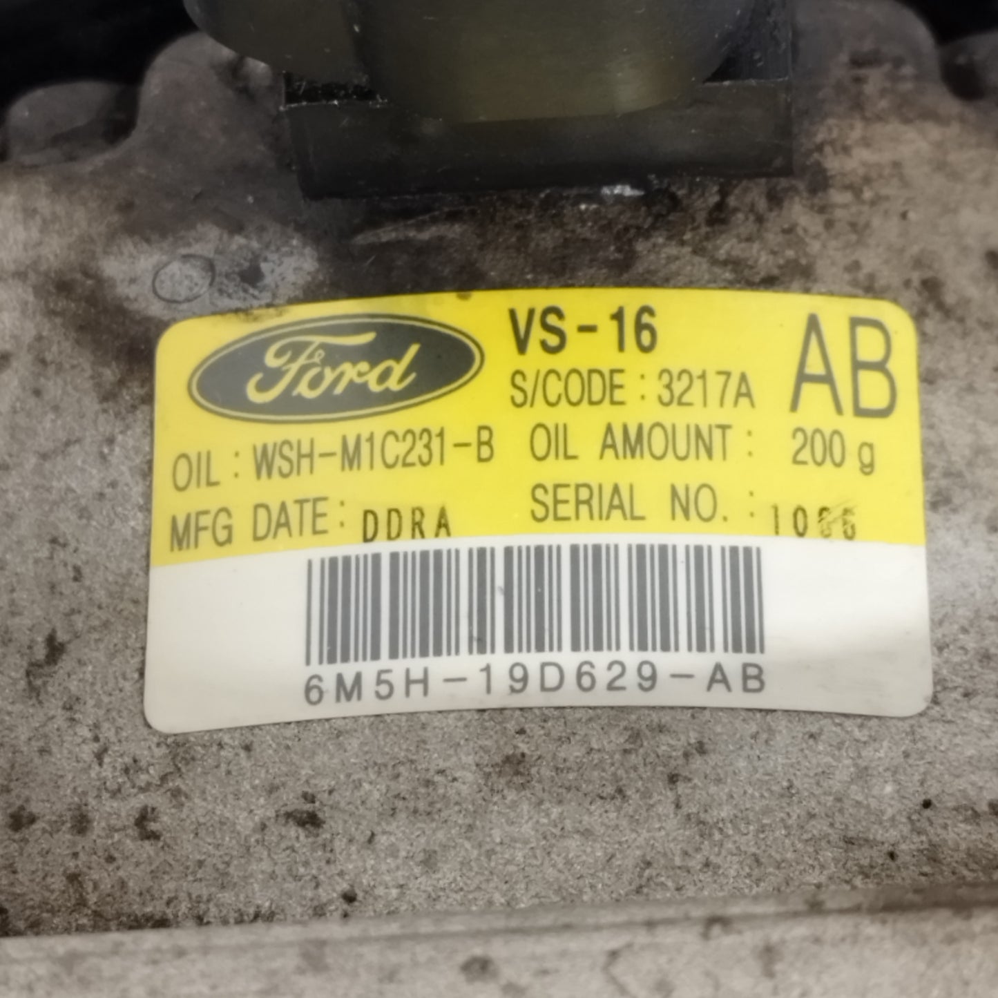 Compressore a /c Ford Focus (MK2) 2.0 B / Gpl 2008-2011 Restyling cod: 6M5H-19D629-AB ecoAC16256