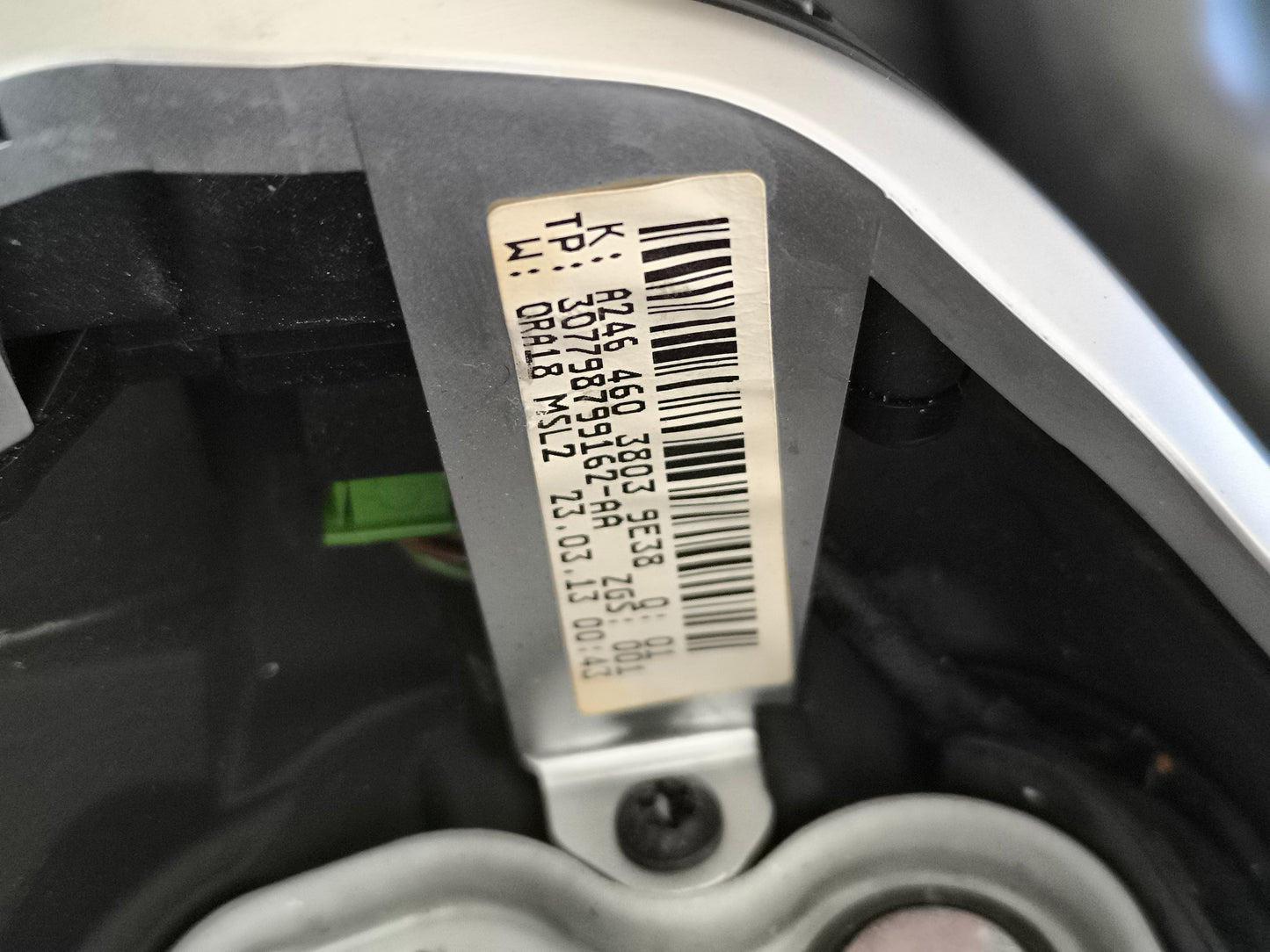 Volante con comandi Mercedes Classe B w246 Cod. a2464603803 ecoAG6164