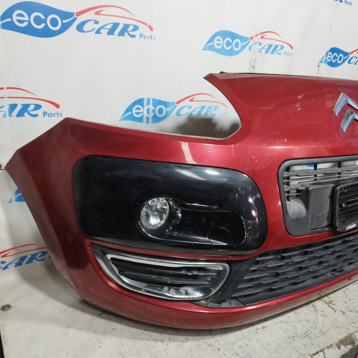 Front bumper burgundy Citroen C3 Picasso 2010 ecoAC10905