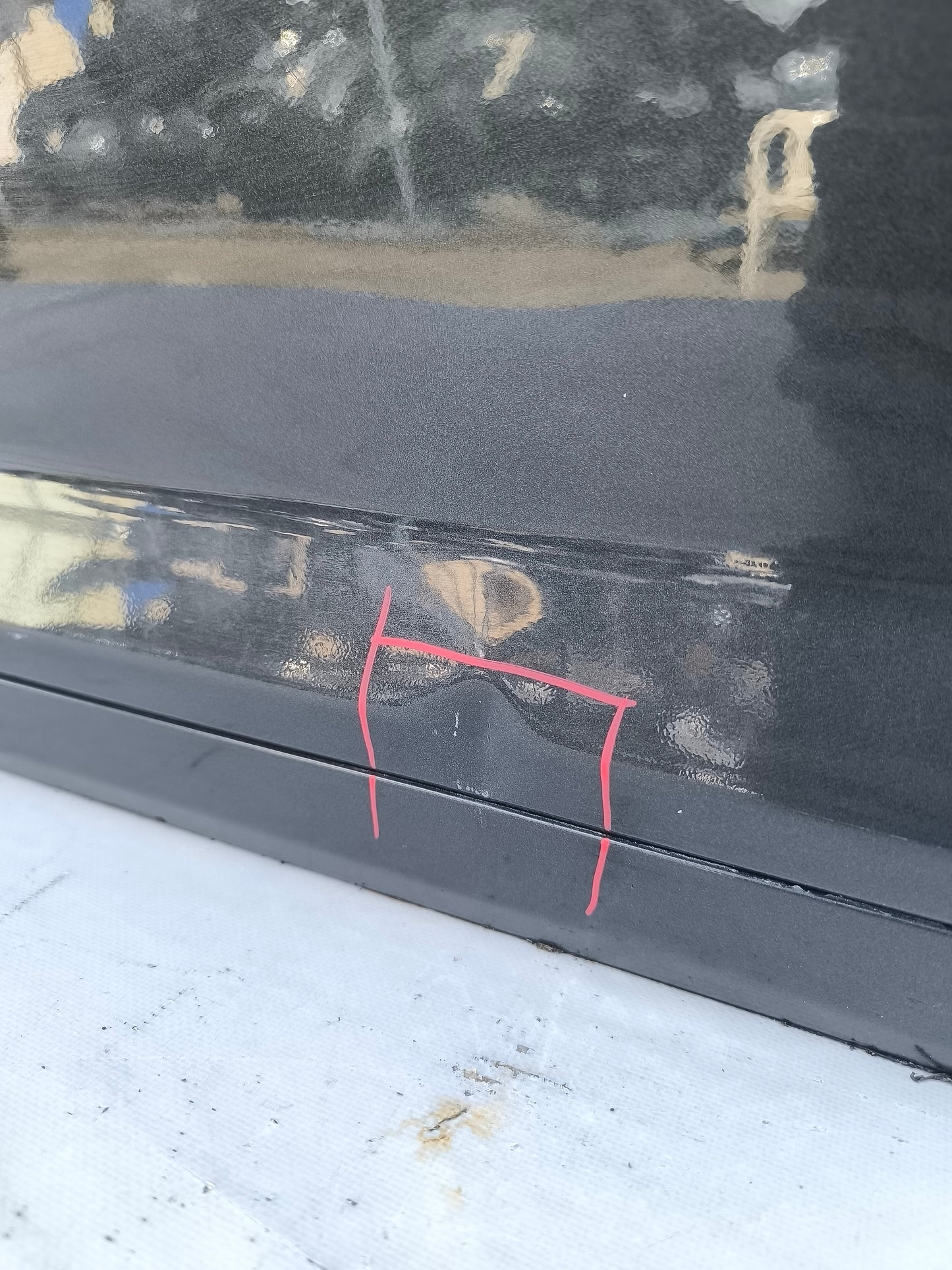 Sportello anteriore sx grigio canna di fucile Audi A3 modello 8P anno 2006 ecoAG7298