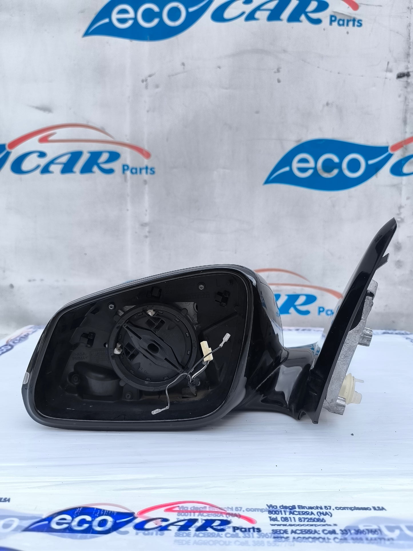 Schwarzer elektrischer Außenspiegel links für BMW 1er F20, 5-polig, ecoAG6145