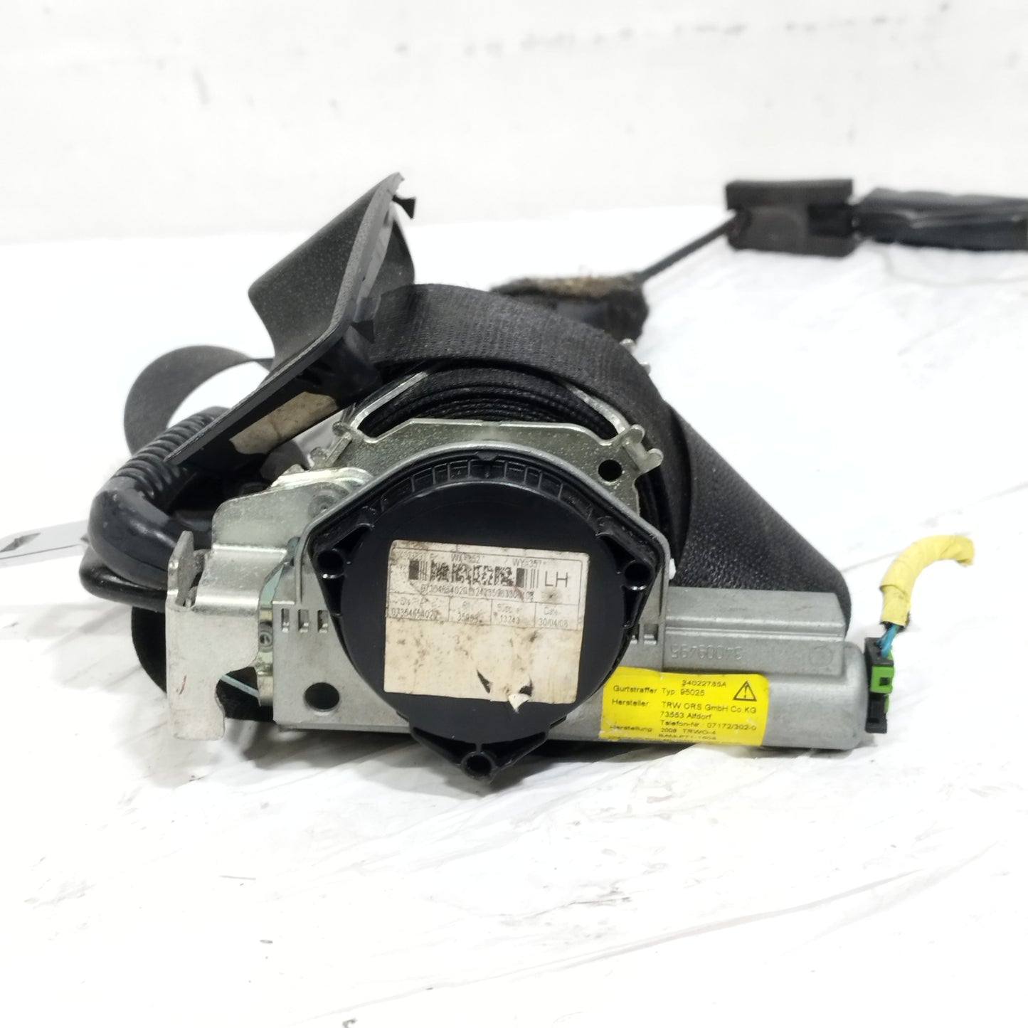 Cintura di sicurezza anteriore sx Fiat 500 2007-2015 cod: 34036981a ecoAC16108