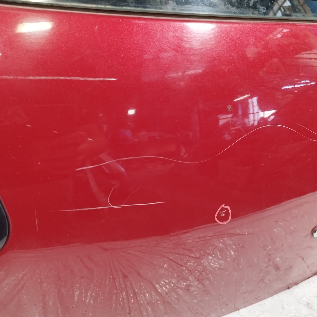 Portellone rosso scuro Citroen C3 2013-2016 Restyling ecoAC16957