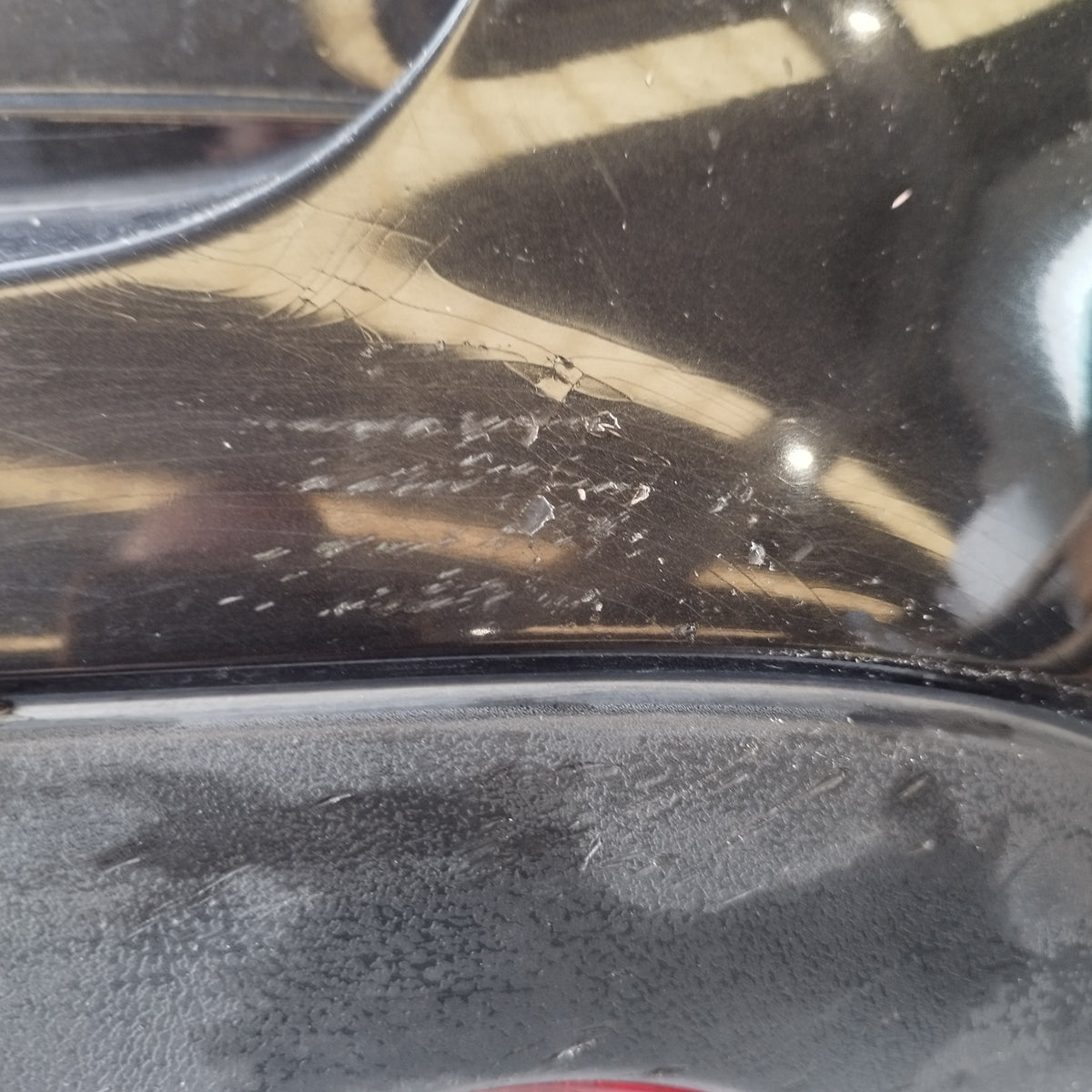 Paraurti posteriore nero Nissan Qashqai (J10) 2007-2010 ecoAC17635