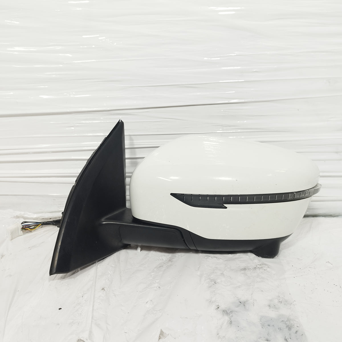Specchietto elettrico anteriore sx bianco Nissan Qashqai (j11) 2013-2021 13 fili ecoAC17350