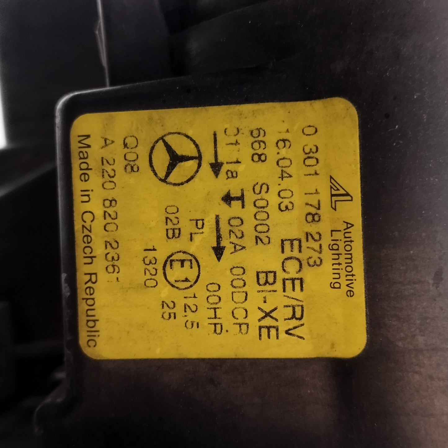 Fanale anteriore sx Mercedes Classe S W220 2003 Xenon Cod: 0301178273 ecoAC13664