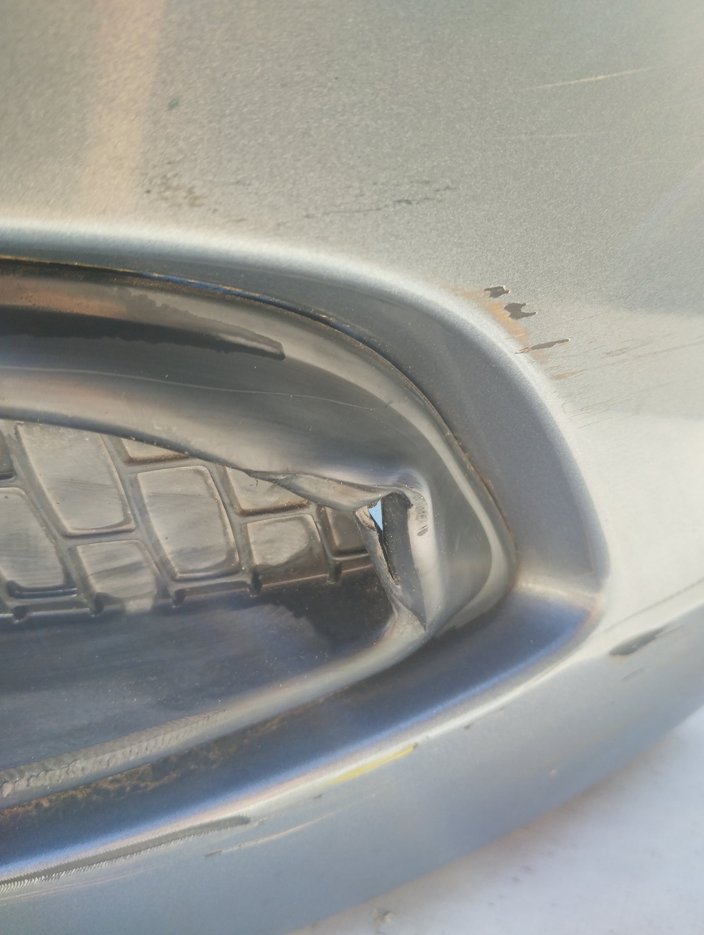 Gunmetal Grey Front Bumper Lancia Ypsilon 2008 Restyling ecoAG5232