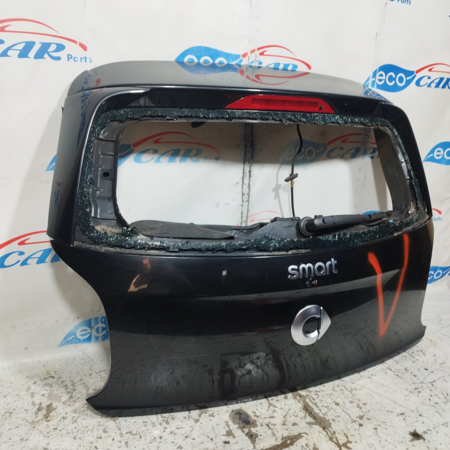 Black Rear Door Smart ForFour 453 2014 ecoAC10752