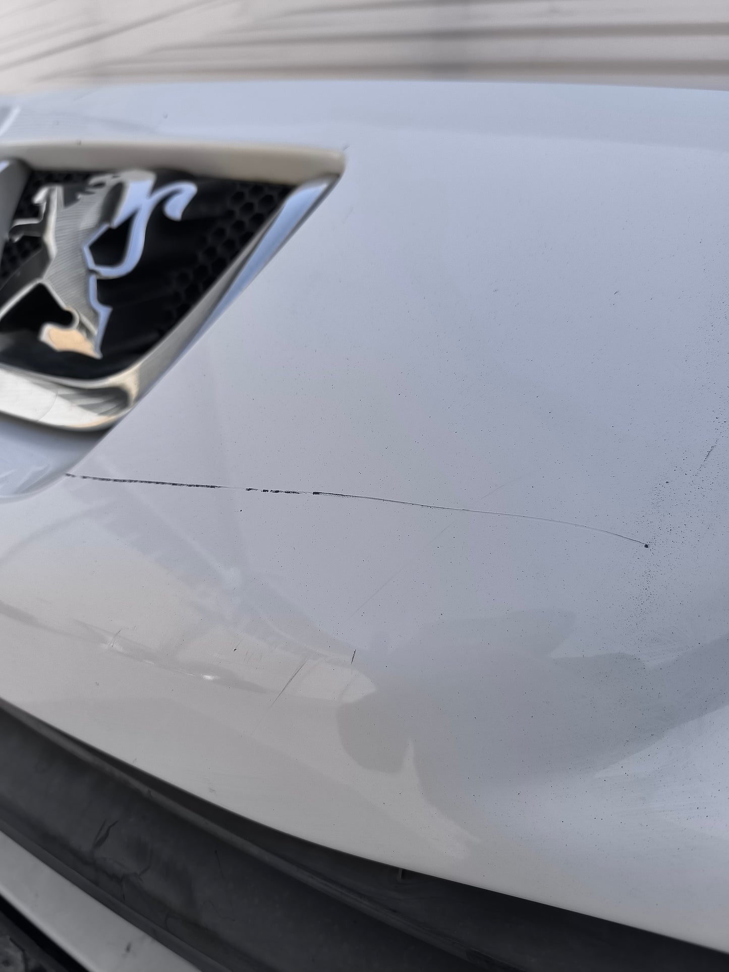 Paraurti anteriore bianco Peugeot 207 anno 2009-2012 Restyling ecoAG8606