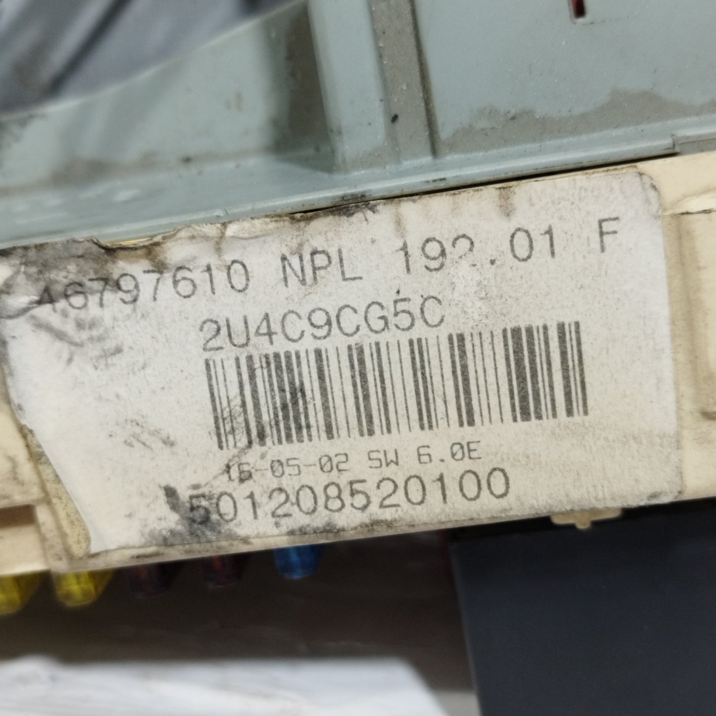 Ignition kit Fiat Stilo 1.6 B 2002 Cod: IAW5NFT9 ecoAC10843