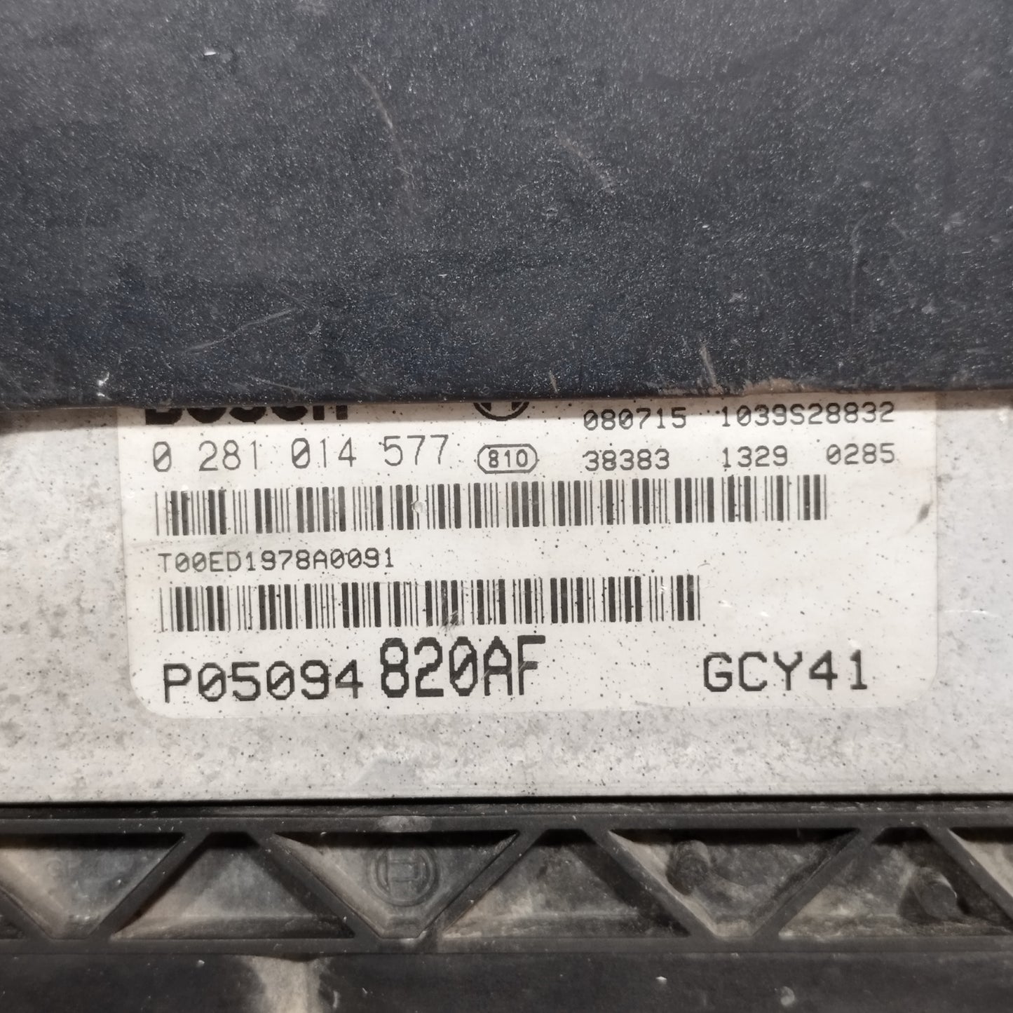 Kit accensione Dodge Journey 2.0 CRDI 2009 Cod: 0281014577 ecoAC13796