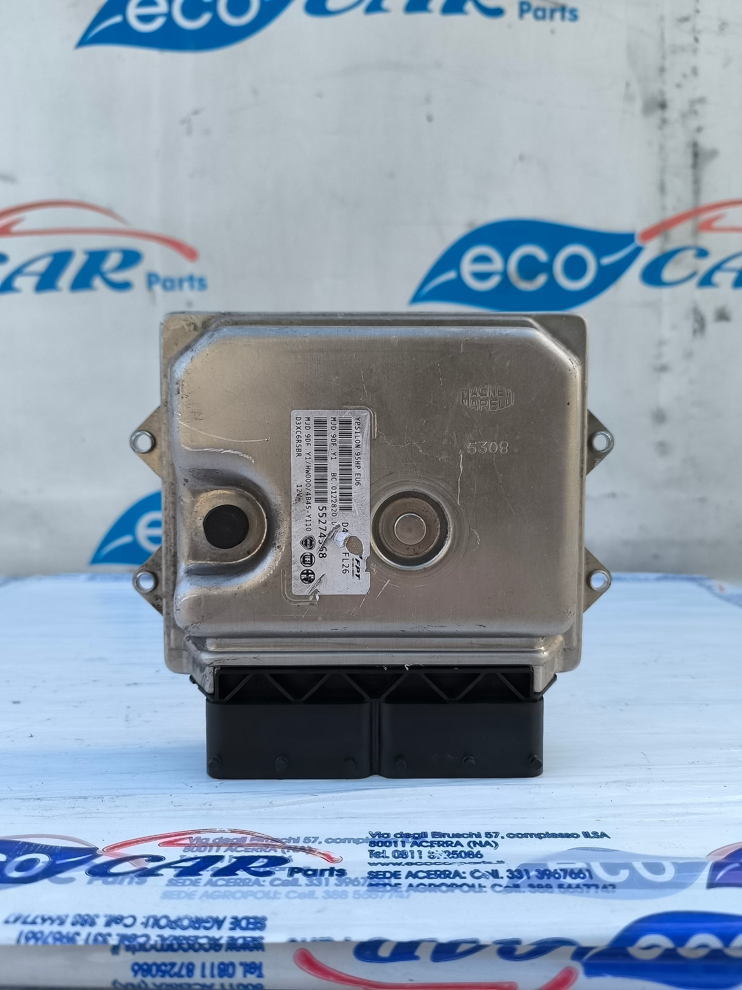 Engine control unit Lancia Ypsilon 1.3 MTJ 95cv 2015 Cod. 55274368 ecoAG6169