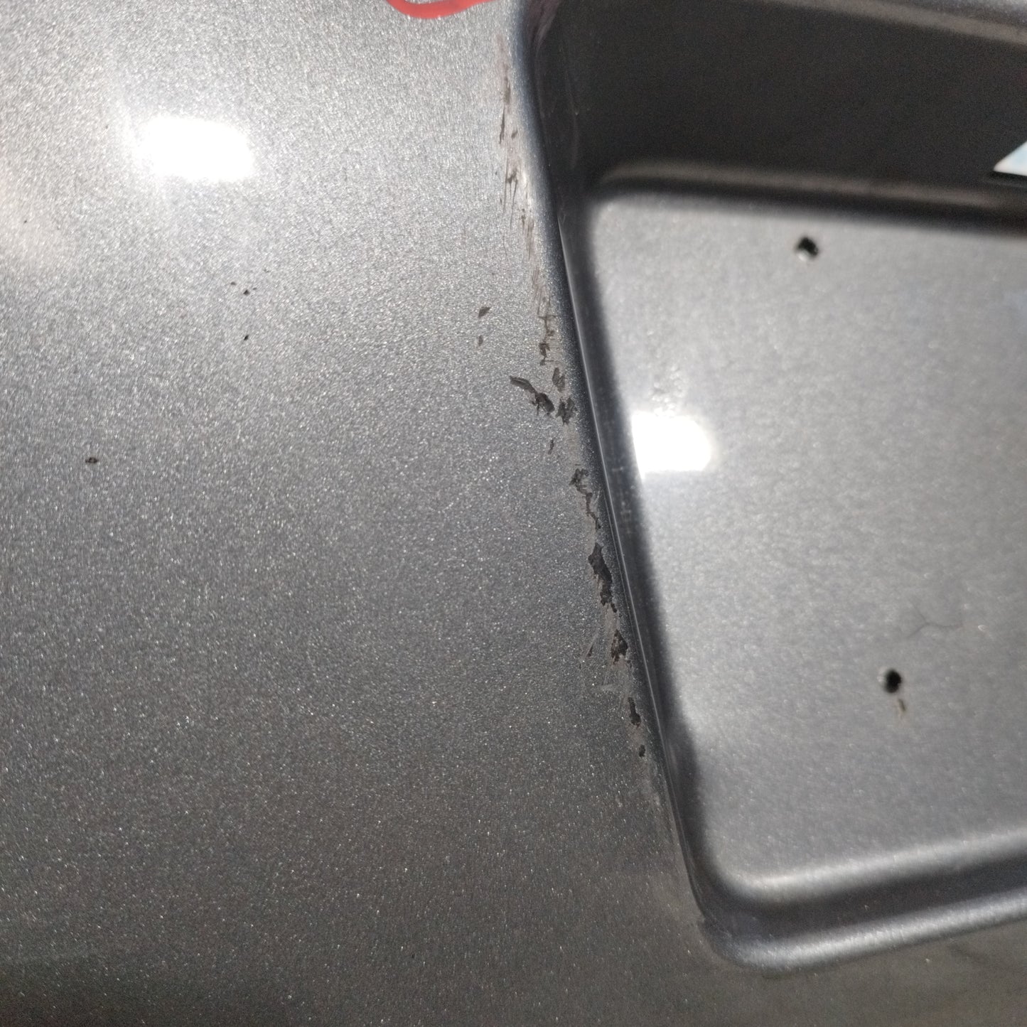 Rear bumper center gray Smart ForFour 2005 ecoAC10395