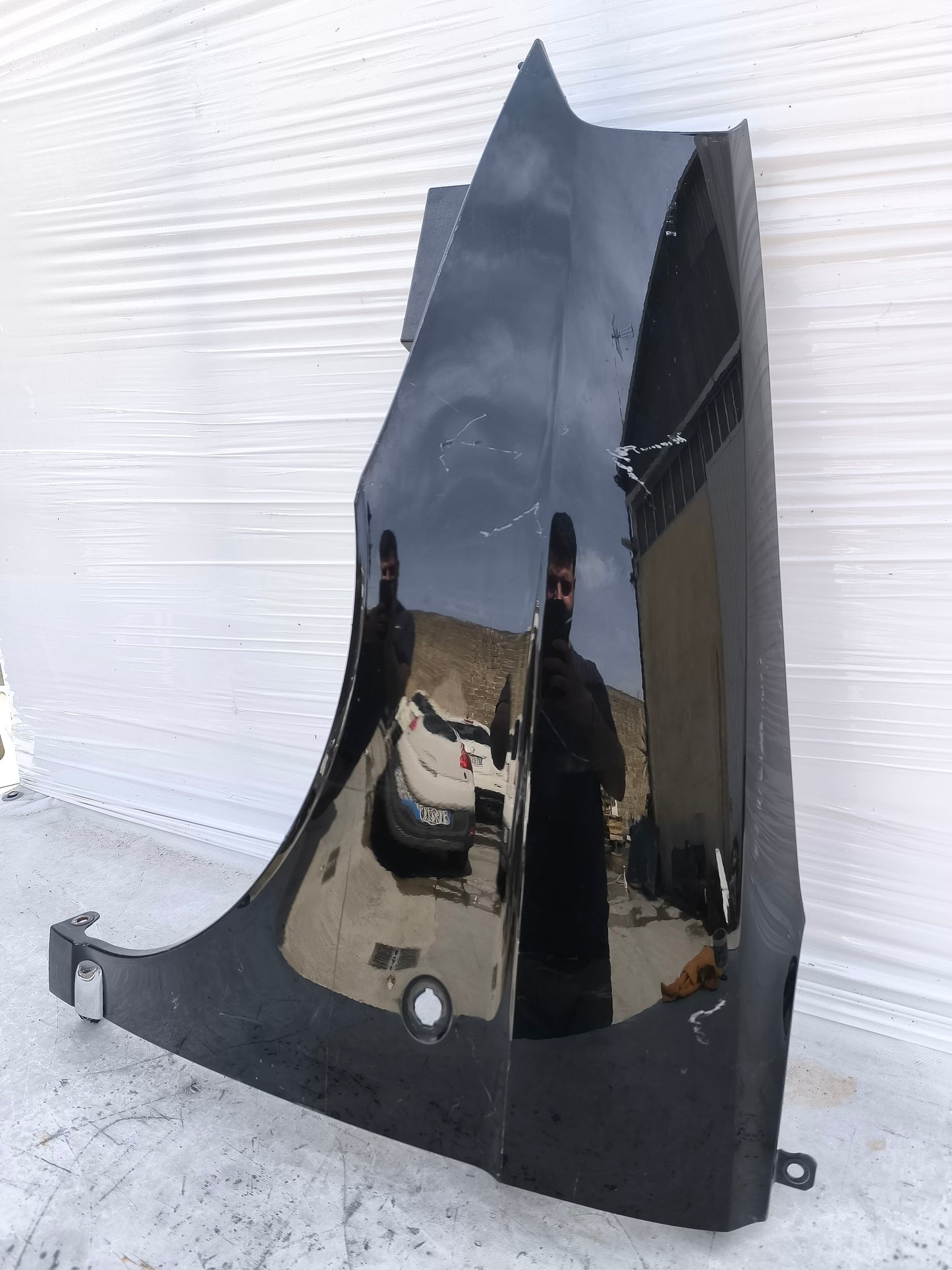 Parafango sx Lancia Ypsilon anno 2009 nero ecoAG8238