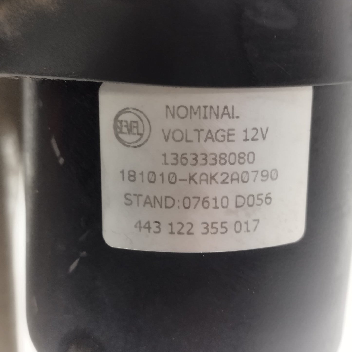 Front windshield wiper motor Fiat Ducato 2018 Cod: 1363338080 ecoAC12289