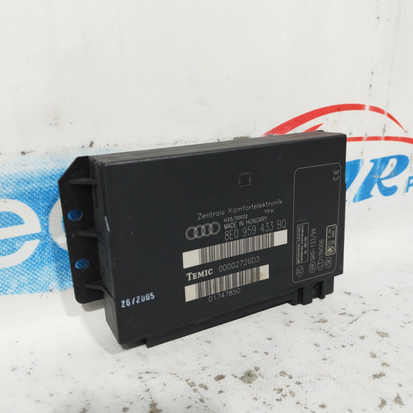 Centralina Comfort Audi A4 2.0 D 2005 cod: 8E0959433BQ ecoAC10294