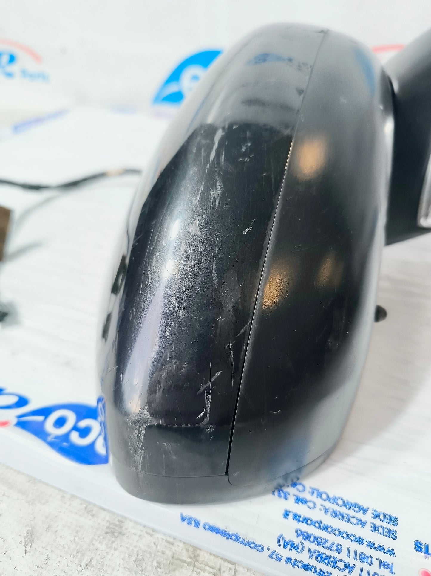 Electric right mirror black Citroen C3 2010 2 pins 7 wires ecoAG6242