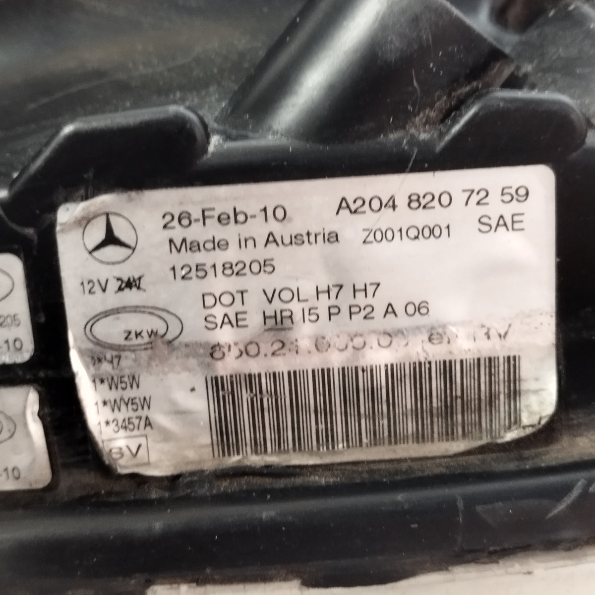 Fanale anteriore sx bixeno Mercedes GLK 2008-2012 cod: A2048207259 ecoAC17031
