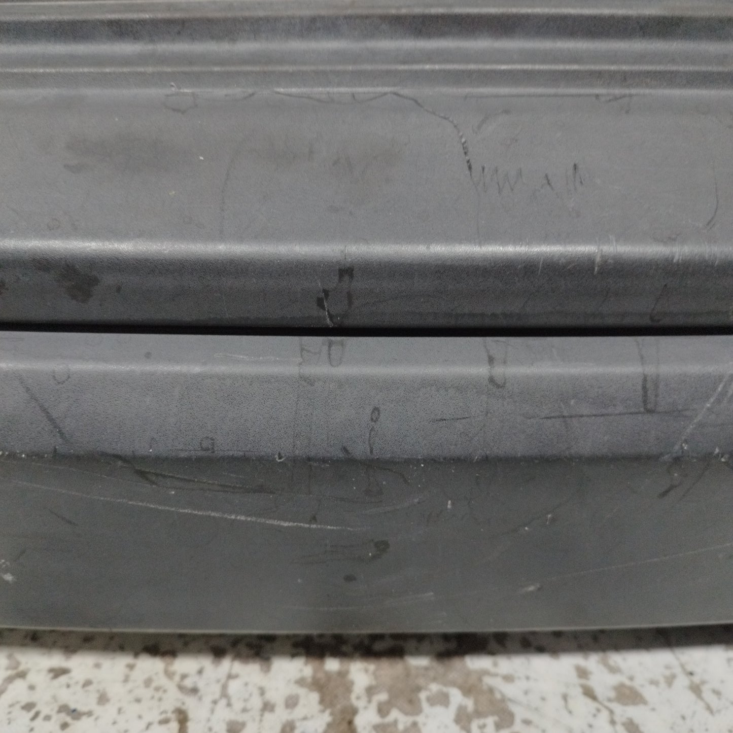 Schwarzer Kunststoff-Heckstoßfänger Fiat New Panda 2014 ecoAC10829