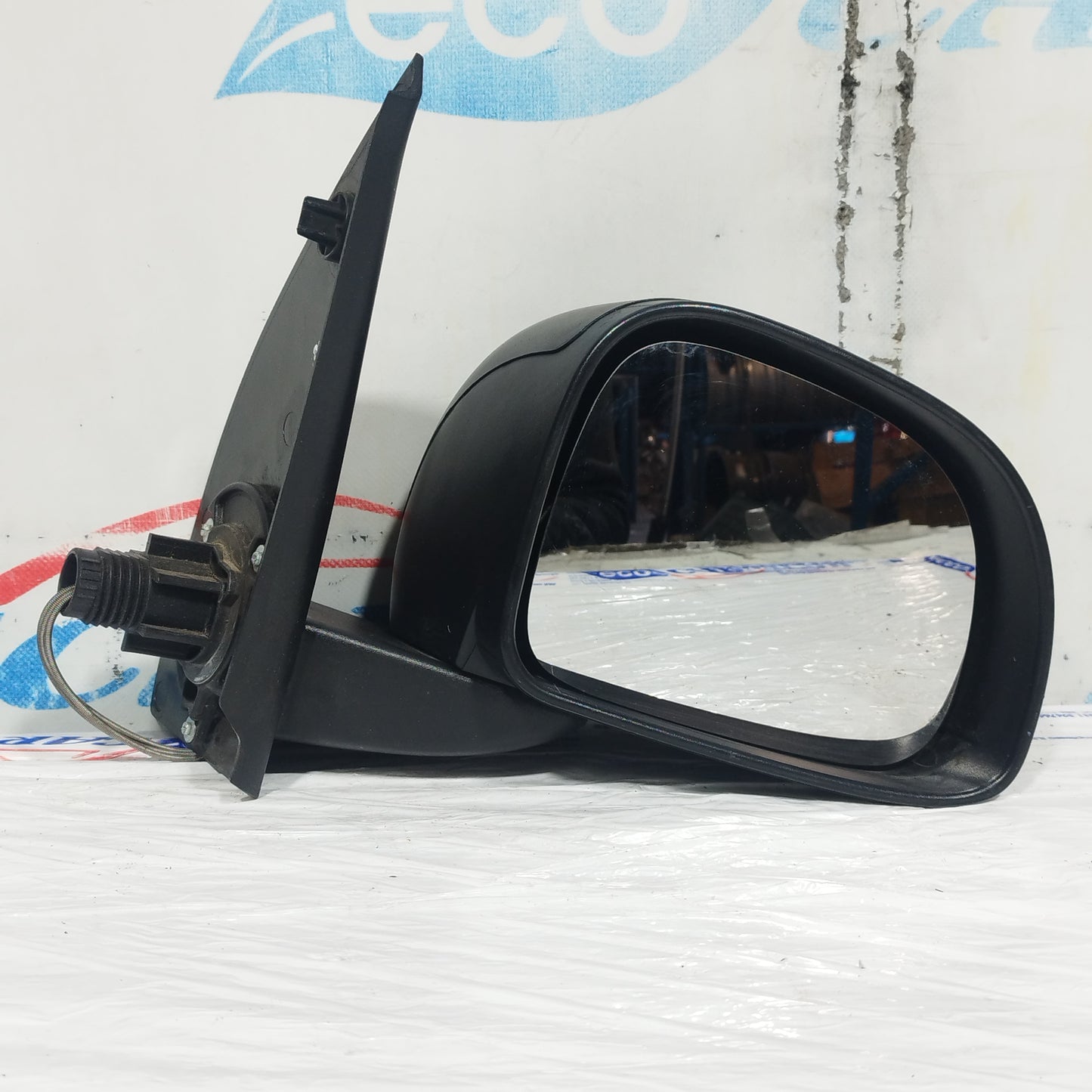 Manual front right mirror black plastic Fiat Panda 2010 ecoAC10780