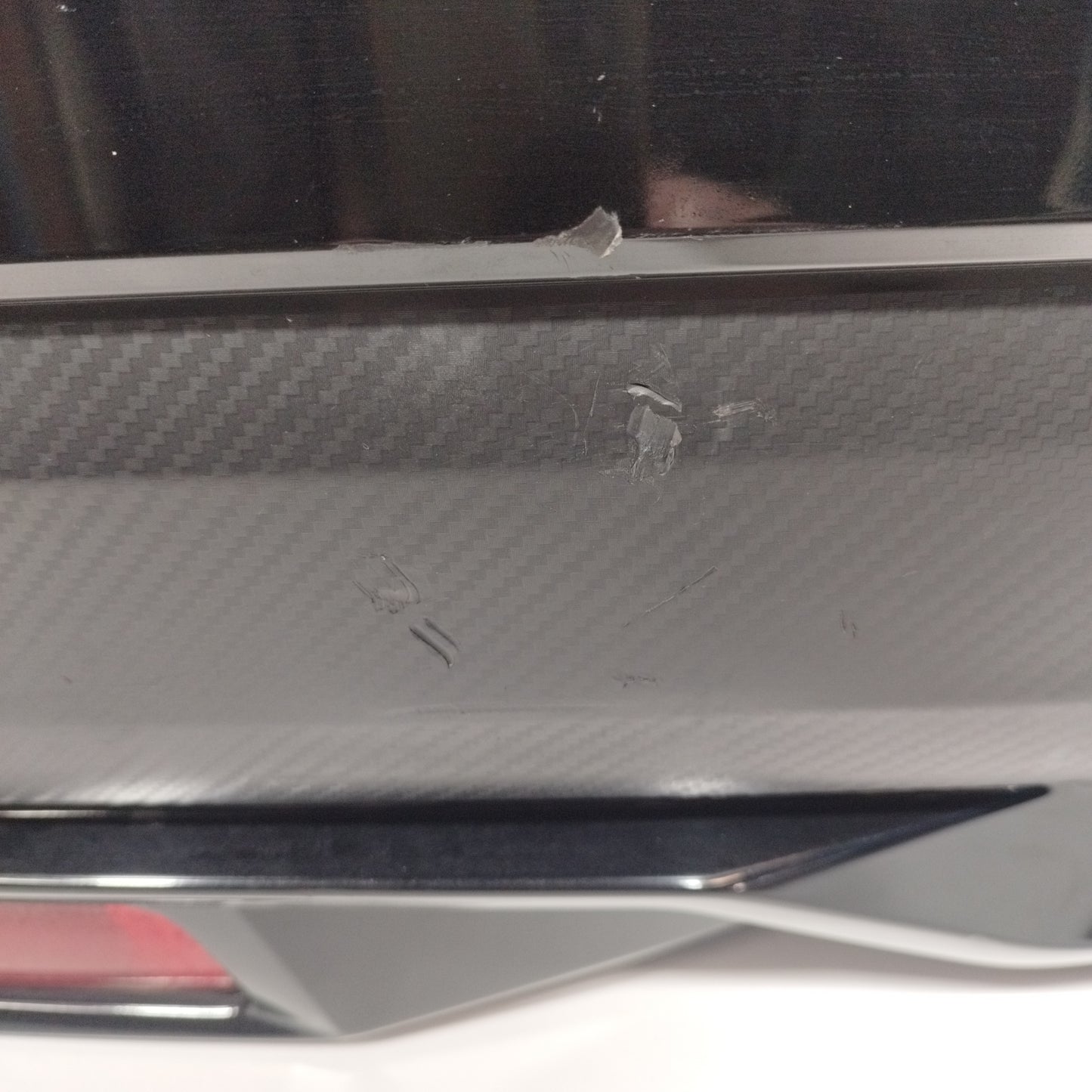 Schwarze Heckstoßstange Nissan Micra K14 2017 ecoAC11549