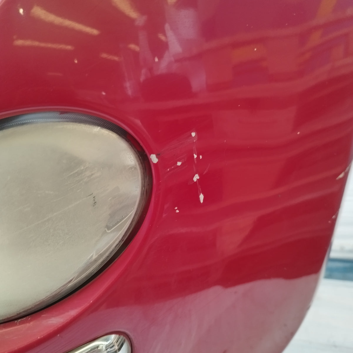 Paraurti anteriore rosso Fiat 500 (312) 2007-2015 ecoAC17639