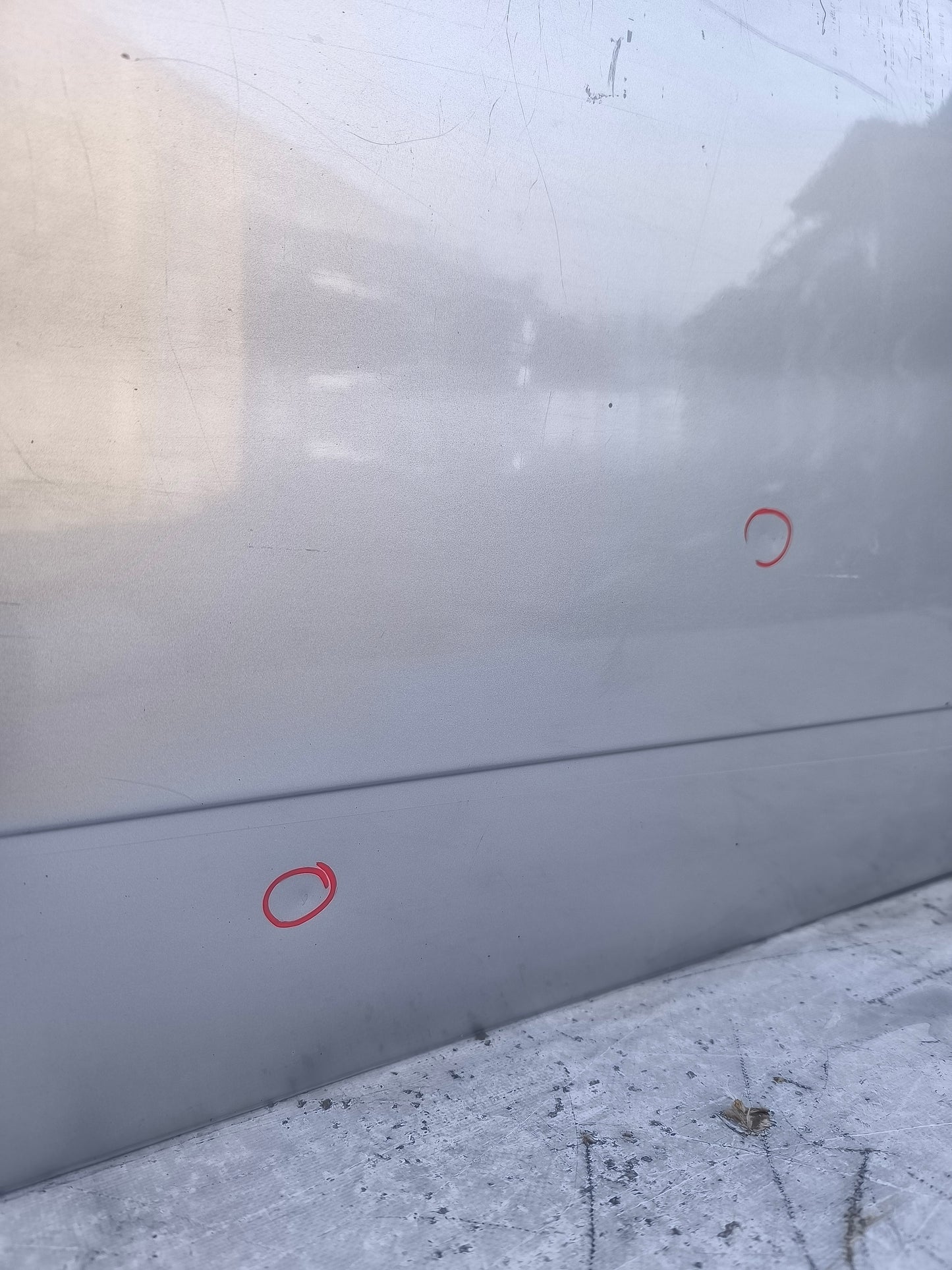 Sportello anteriore dx Dacia Sandero anno 2009 grigio argento ecoAG8071