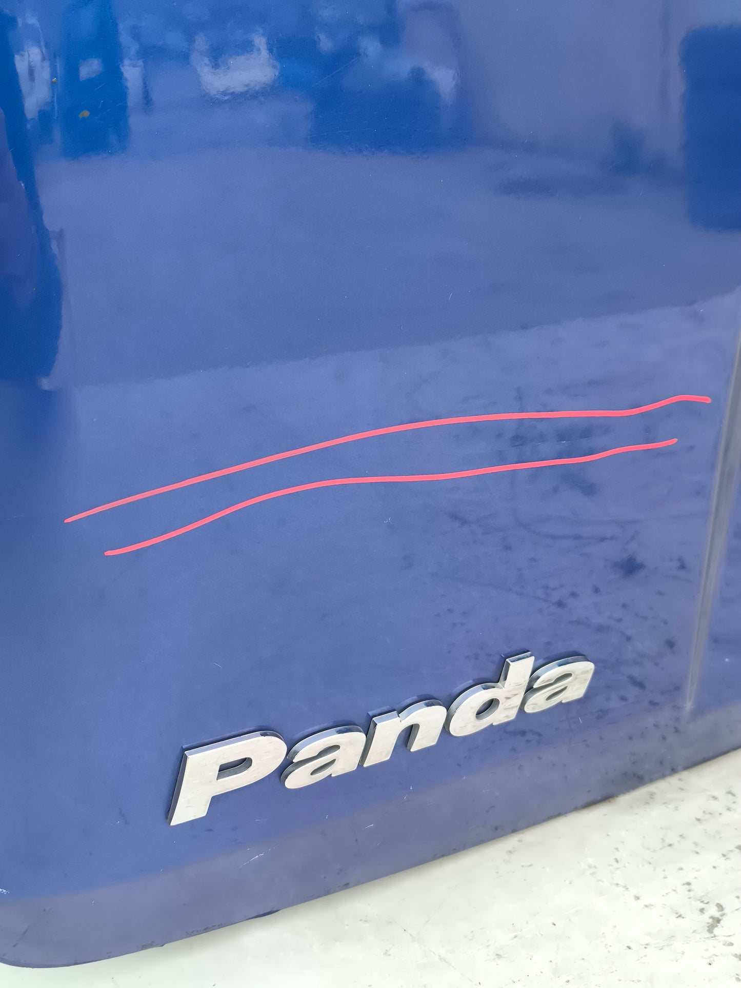 Portellone Fiat Panda 169 blu ecoAG8140