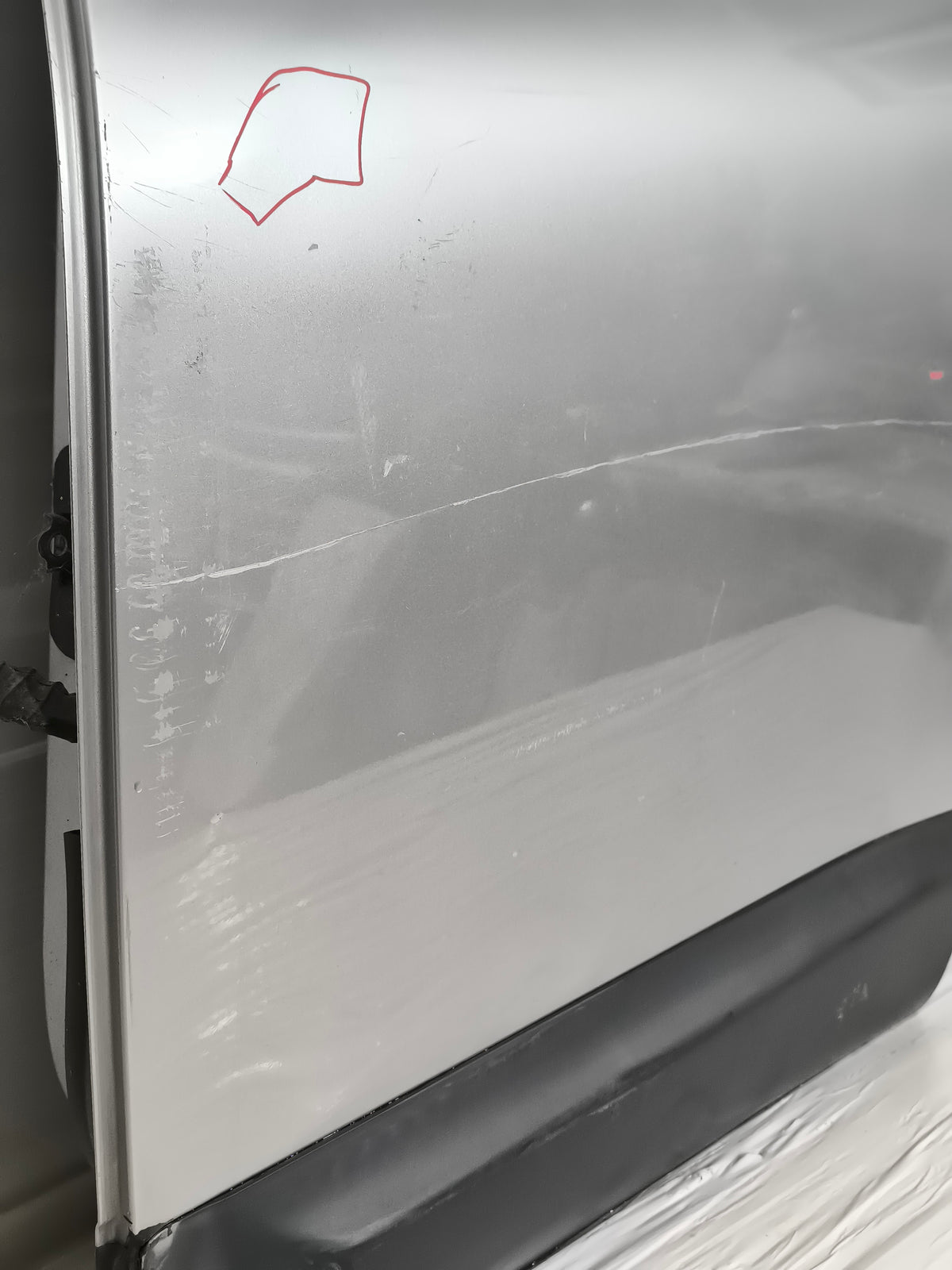 Sportello posteriore sx grigio argento Nissan Qashqai +2 (j10) anno 2008-2013 ecoAG9818