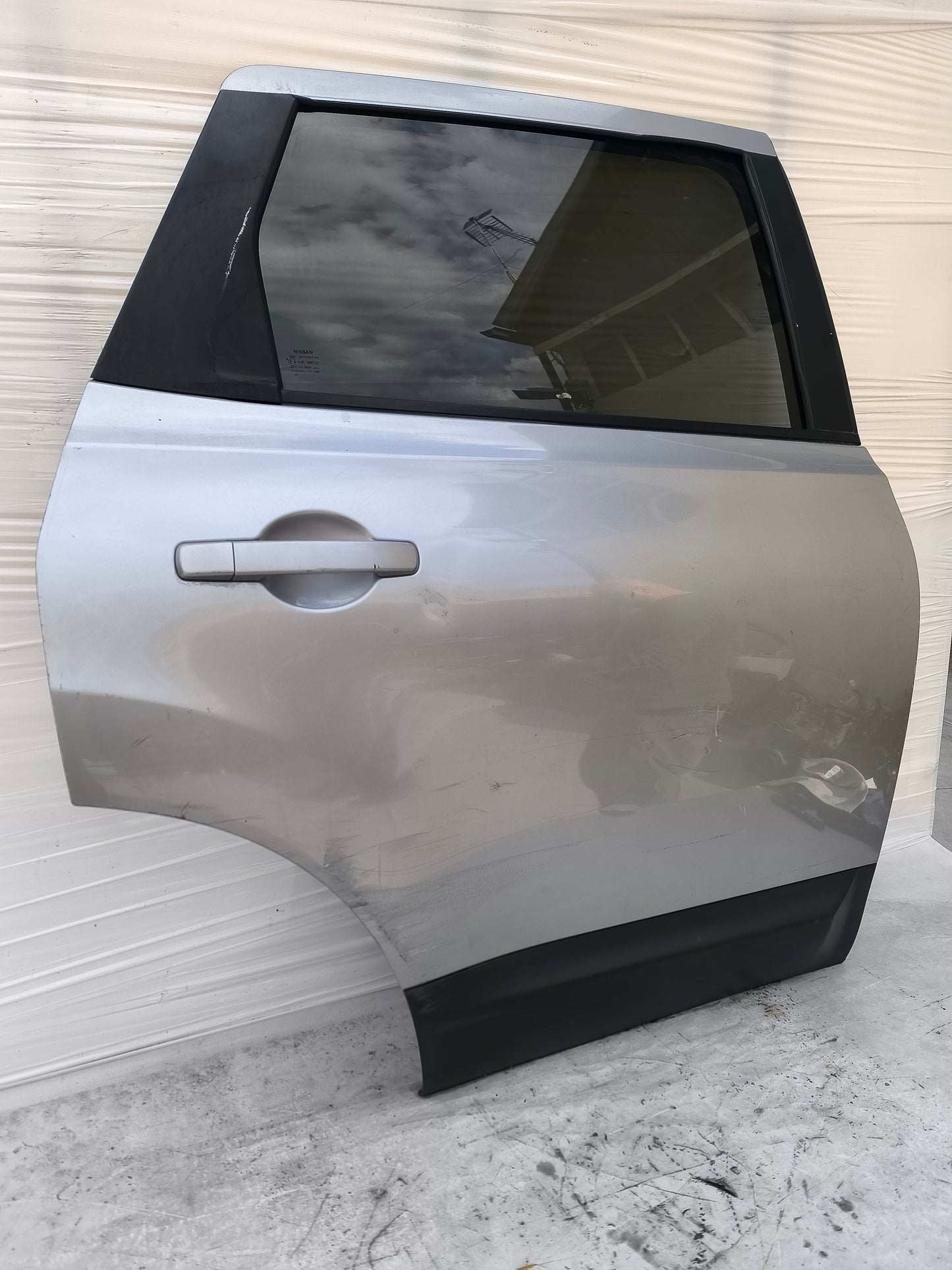 Sportello posteriore dx grigio argento Nissan Qashqai +2 (j10) anno 2007-2013 ecoAG8044