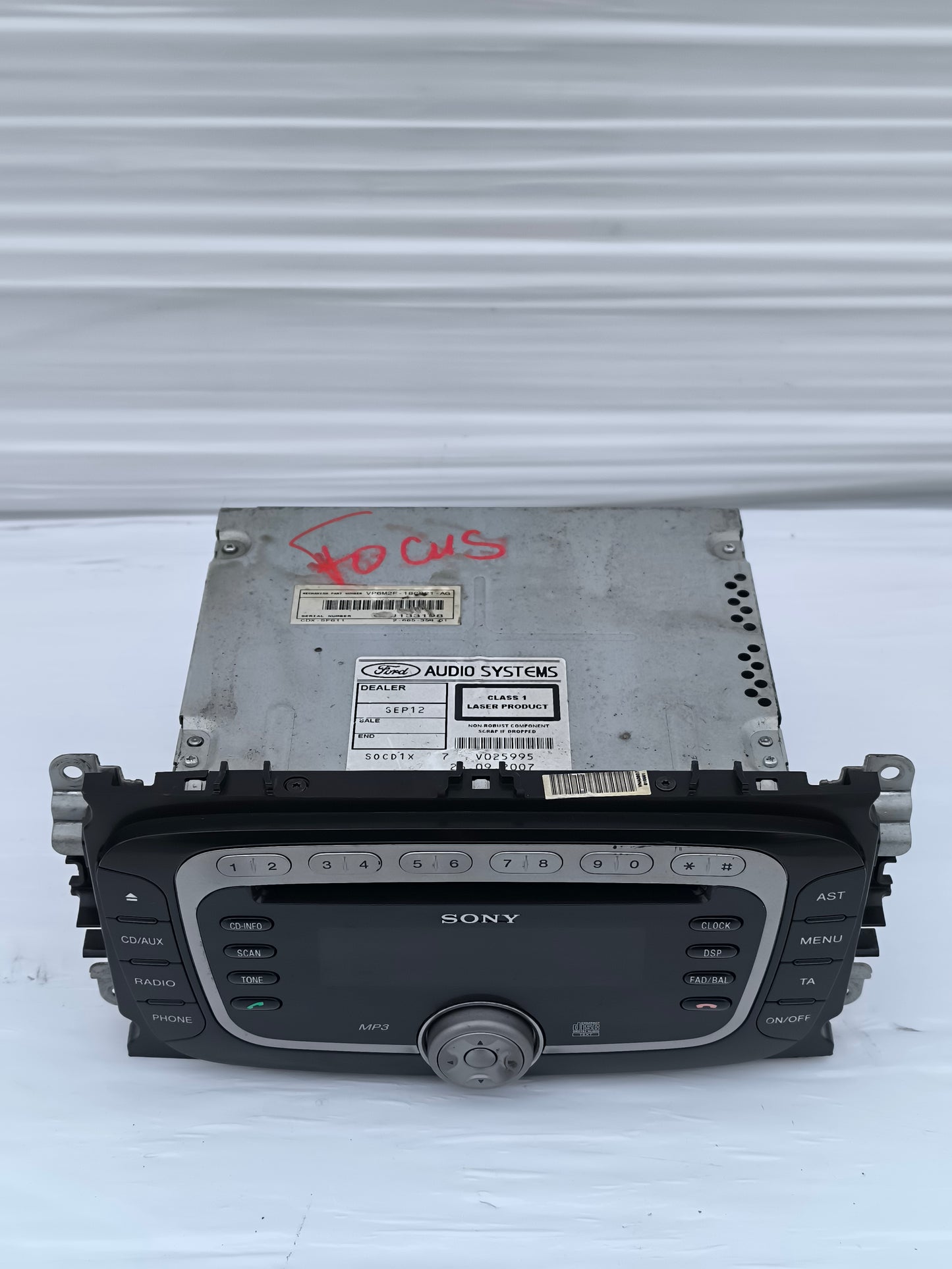Autoradio Ford Focus anno 2007 cod: 7M5T-18C939-JE ecoAG7850