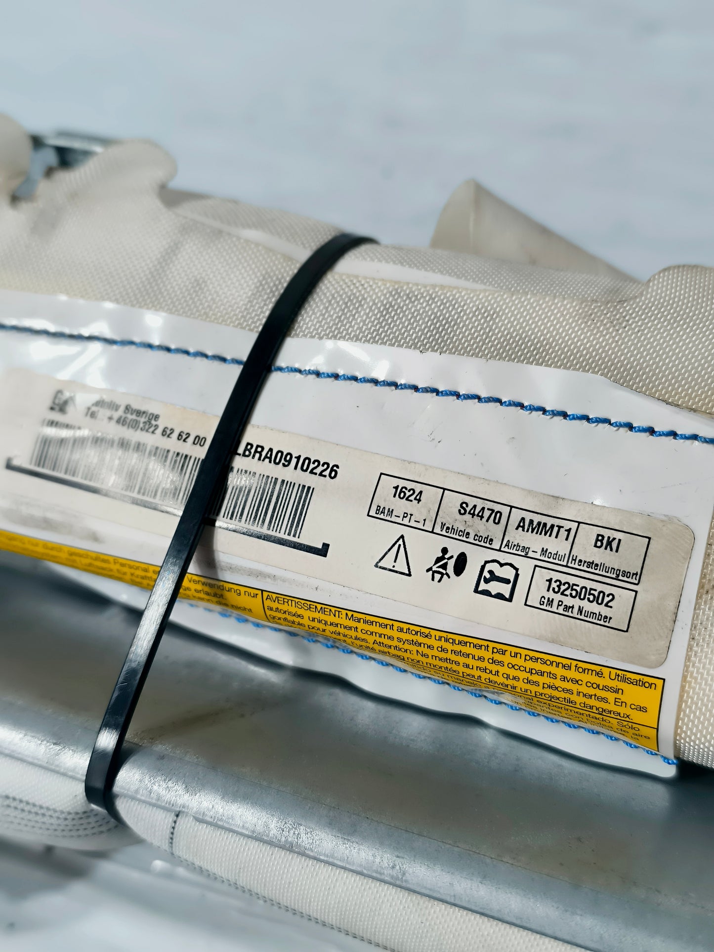 Left side curtain airbag Opel Meriva B Cod. 13250502 ecoAG6245