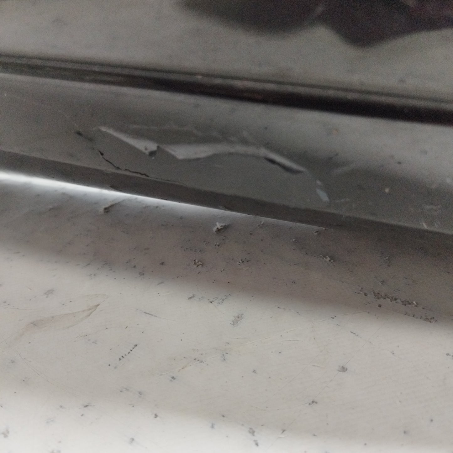 Schwarze Heckstoßstange Mercedes C-Klasse 2009 SW ecoAC9695