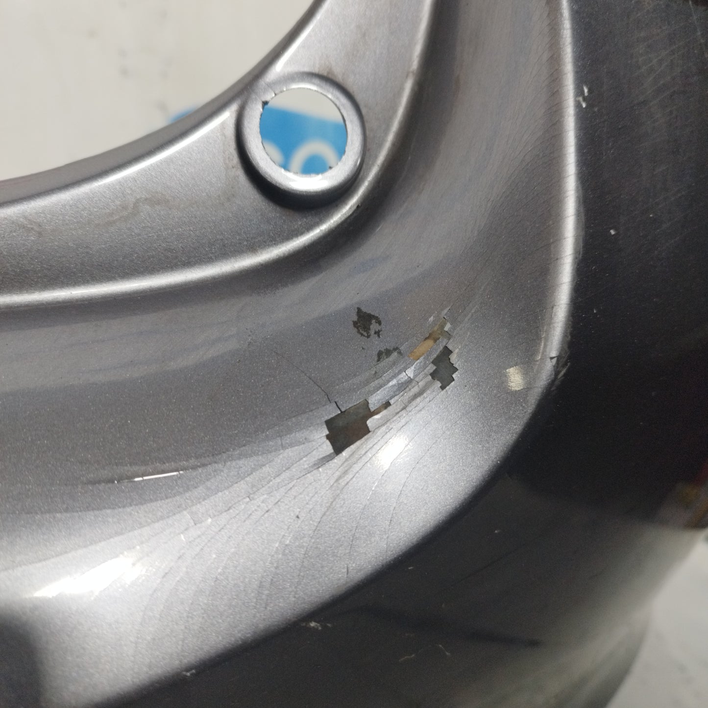 Renault Clio 2010 ecoAC10232 Graue Heckstoßstange