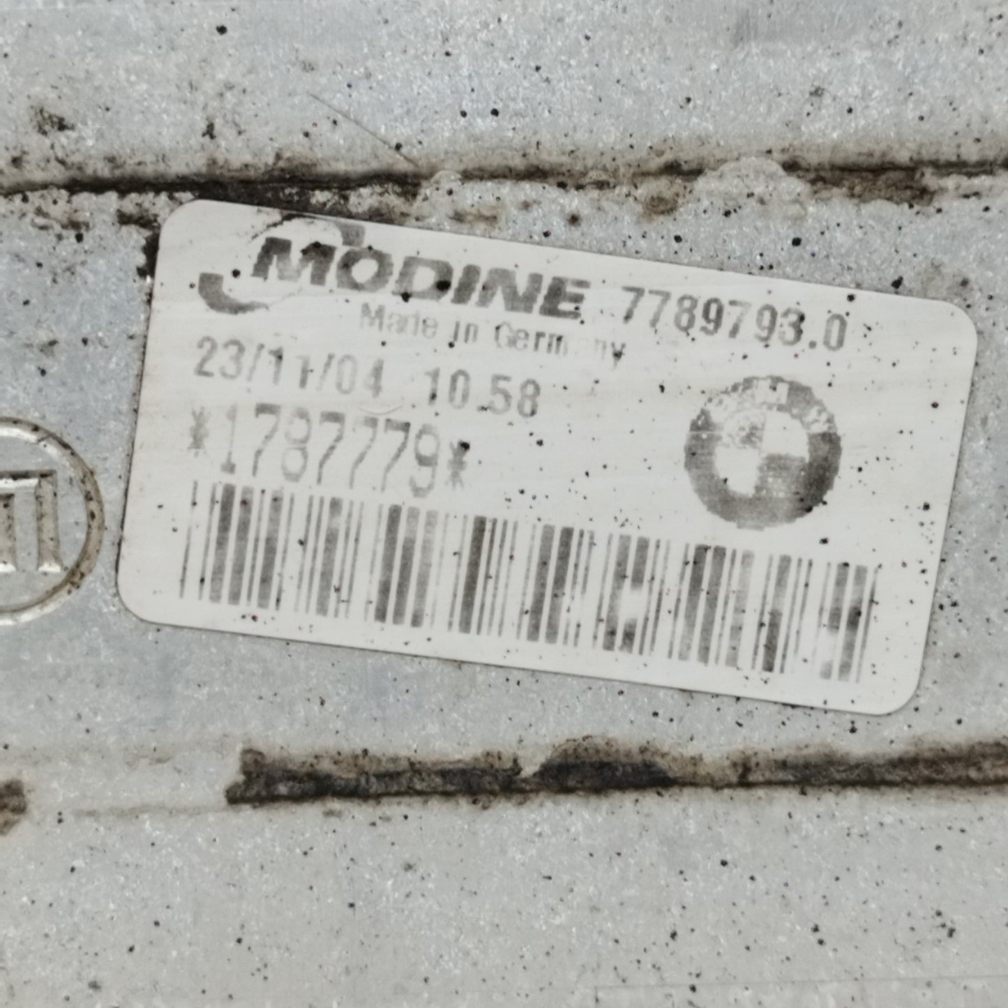 Radiatore intercooler Bmw X3 e83 3.0 D 2004 cod: 77897930 ecoAC9244