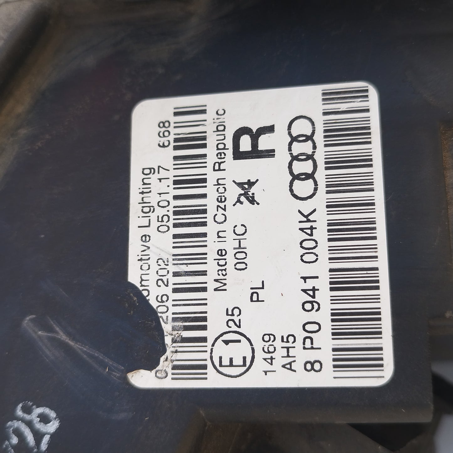 Fanale anteriore dx Audi A3 (8P1) 2003-2008 cod: 8P0941004K ecoDM276