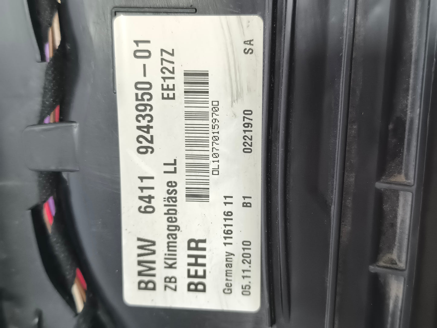 Ventola stufa abitacolo Bmw serie 5 F10 / F11 2010-2017 cod: 9243950-01 ecoAG8506