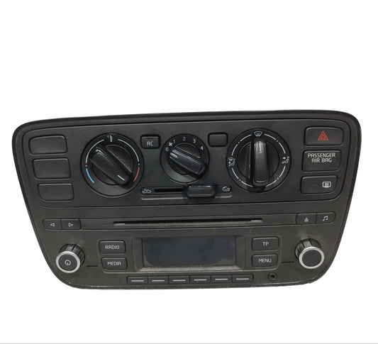 Pulsantiera a / c con autoradio Seat Mii 2011-2019 cod: 1S0820045T / 1SL035156 ecoAC16867