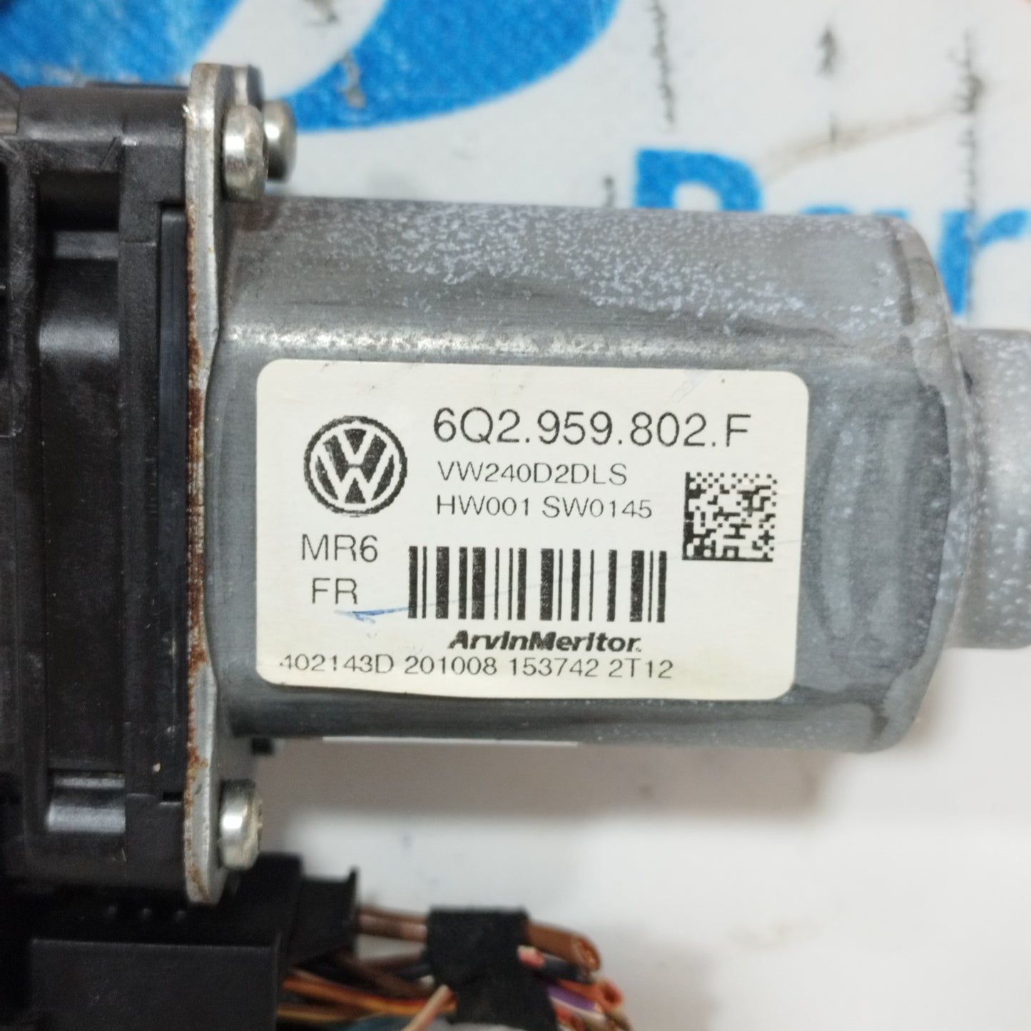 Motorino cremagliera anteriore sx Volkswagen Polo 2008 cod: 6Q2959802F ecoAC10469