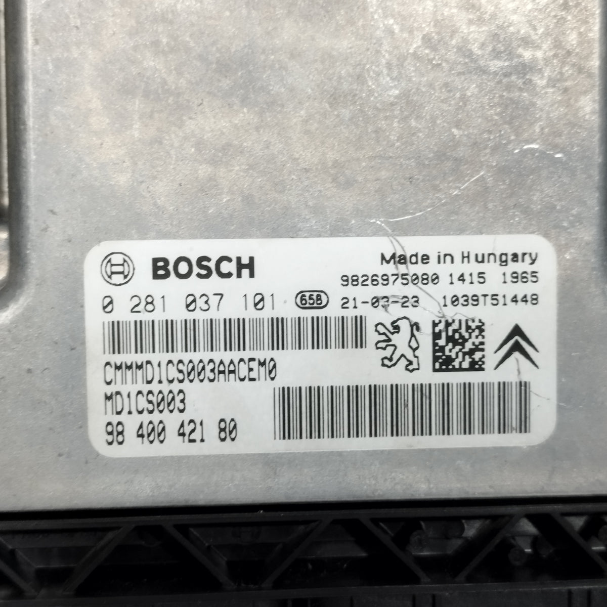 Kit accensione Citroen C3 III 1.5 Bluehdi 2018-2024 cod: 0281037101 ecoAC17355