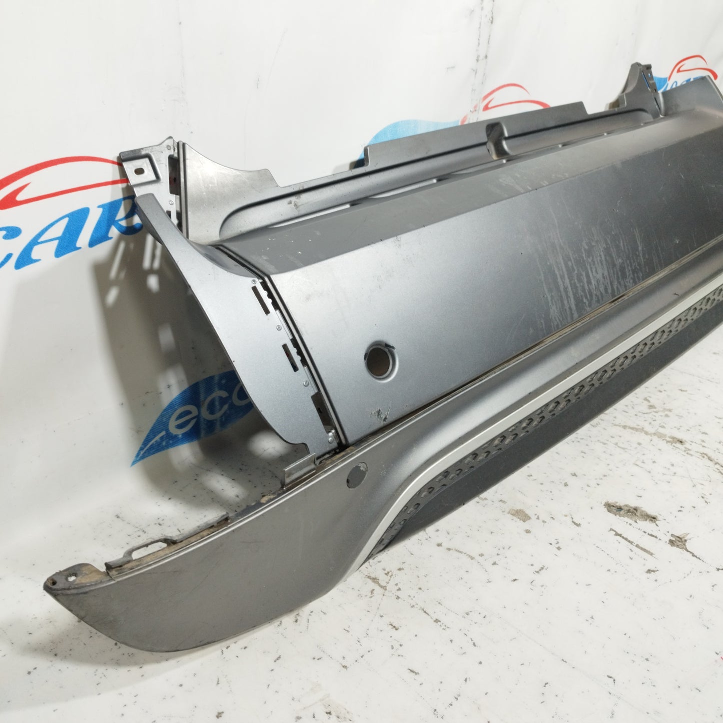 Smart Fortwo 451 Facelift 2010 ecoAC8706 Silbergraue Heckstoßstange