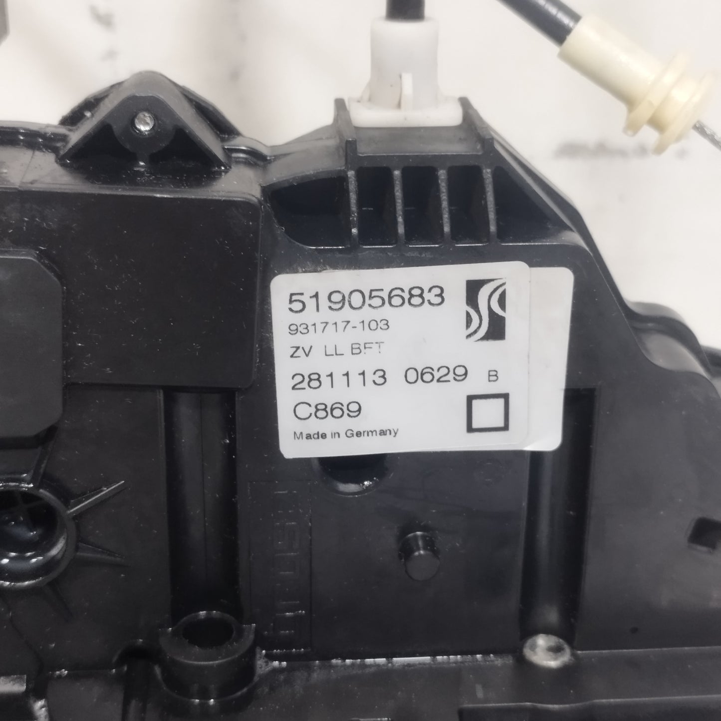 Serratura anteriore sx Fiat Punto Evo (199) 2005-2018 3 porte 6 pin cod: 51905683 ecoAC16479