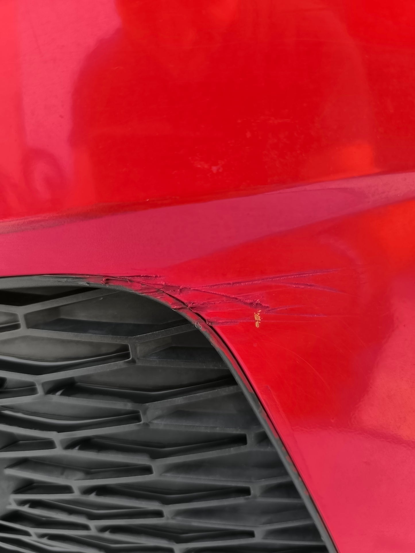 Paraurti anteriore rosso Seat Ibiza (6J) anno 2008-2012 ecoAG8458